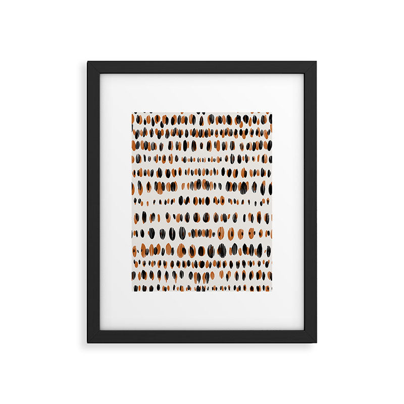 Black Forest dots light Framed Art Print Gallery Image 6