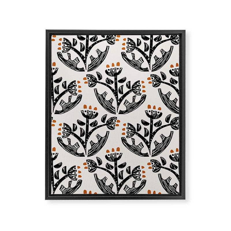 Black Forest flowers Framed Canvas Print Gallery Image 8