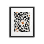 Black Forest fox and hare Framed Art Print Gallery Image 6