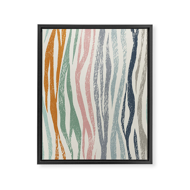 Black Forest Kid Animal Stripes Framed Canvas Print Gallery Image 6