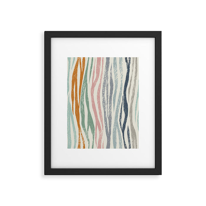 Black Forest Kid Animal Stripes Framed Art Print Gallery Image 1