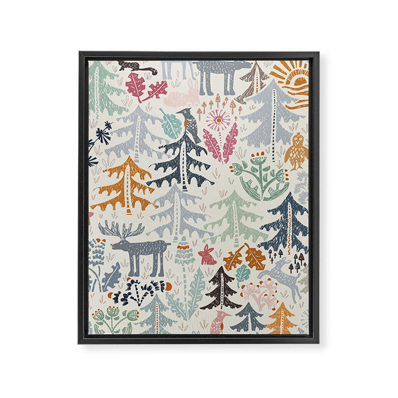 Black Forest Kids Adventure Framed Canvas Print Gallery Image 6