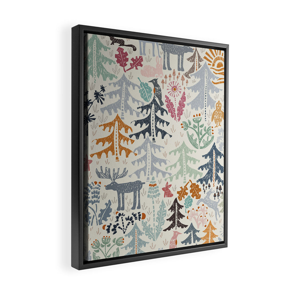 Black Forest Kids Adventure Framed Canvas Print Gallery Image 2
