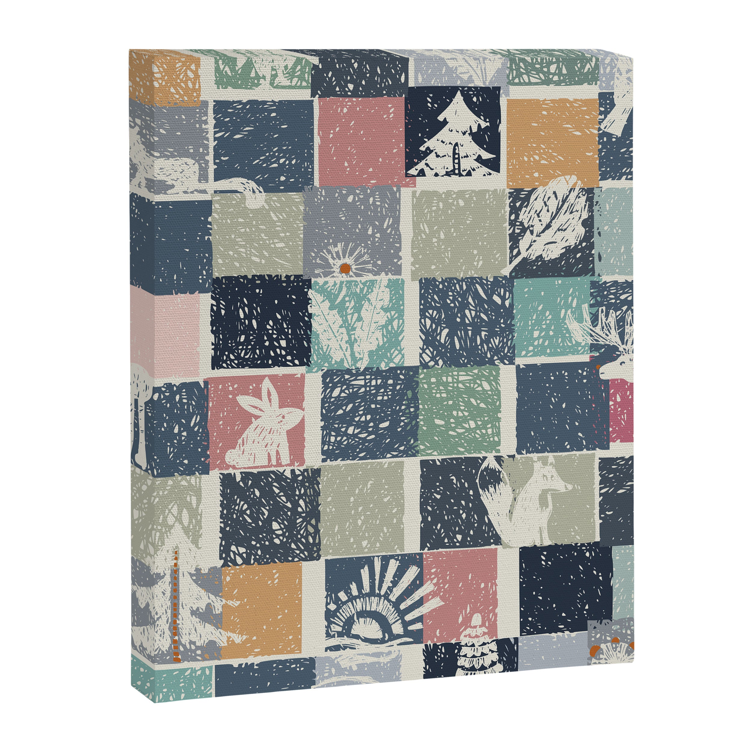 Black Forest Kids Check Canvas Print Gallery Image 6