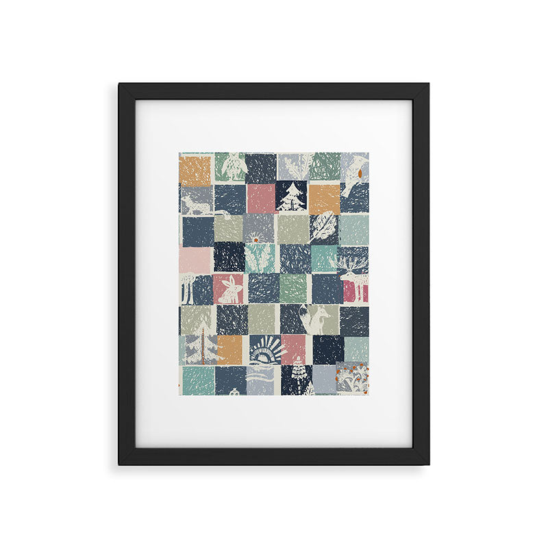 Black Forest Kids Check Framed Art Print Gallery Image 4