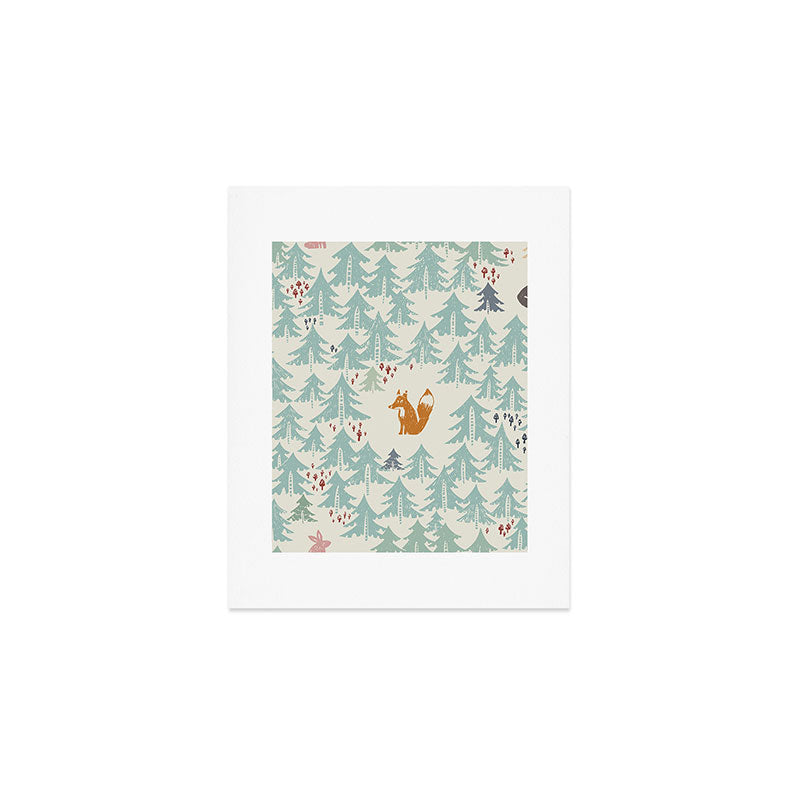 Black Forest Kids fox Art Print Gallery Image 1