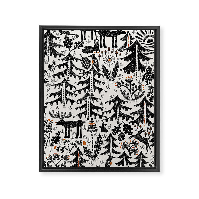 Black Forest light Framed Canvas Print Gallery Image 6