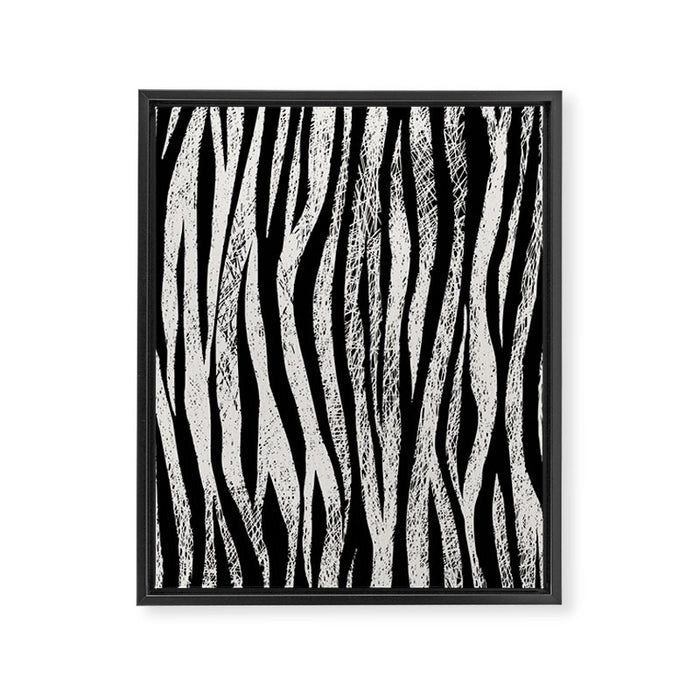 Black Forest Stripes Framed Canvas Print Gallery Image 1