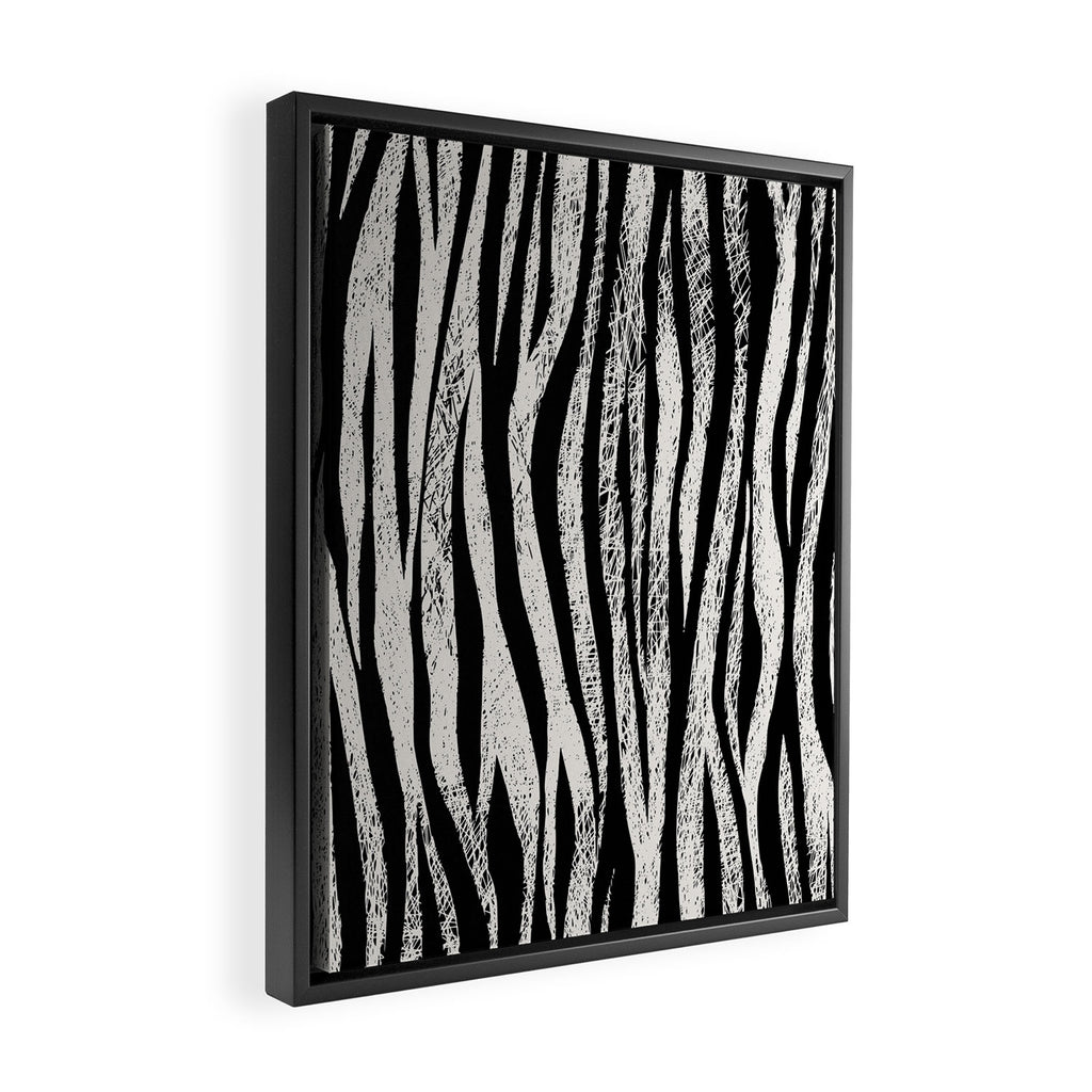 Black Forest Stripes Framed Canvas Print Gallery Image 2
