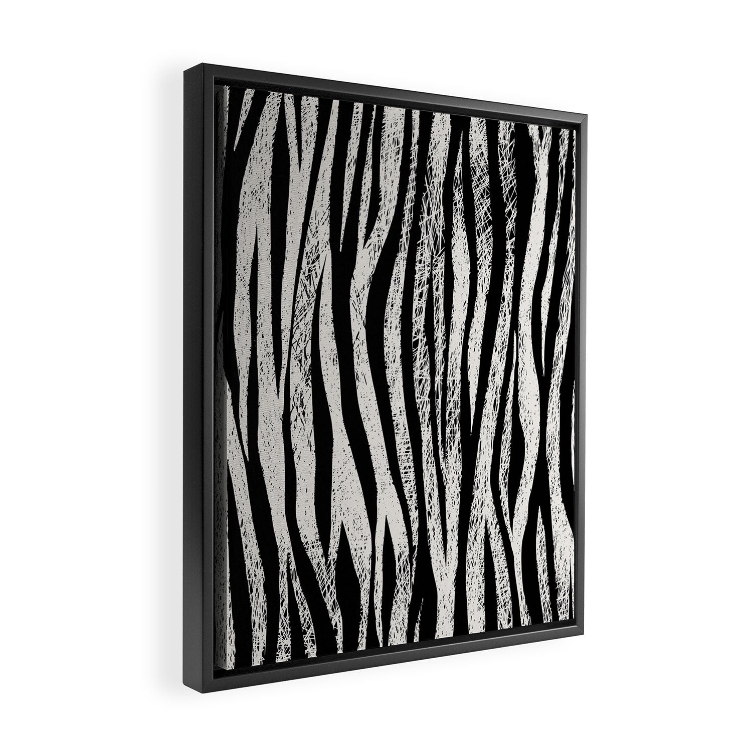 Black Forest Stripes Framed Canvas Print Gallery Image 2