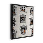 Black Forest welcome windows Framed Canvas Print Gallery Image 2
