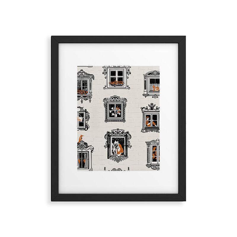 Black Forest welcome windows Framed Art Print Gallery Image 6