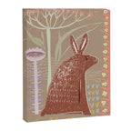 Block print brown bunny Canvas Print Gallery Image 8