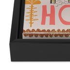 Block print Home Framed Canvas Print Gallery Image 3