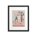 Block print Home Framed Art Print Gallery Image 5