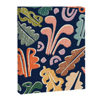 Block print leaves pattern Canvas Print Gallery Image 8