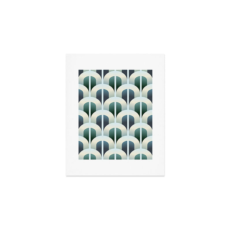 Blue gate Art Print Gallery Image 1