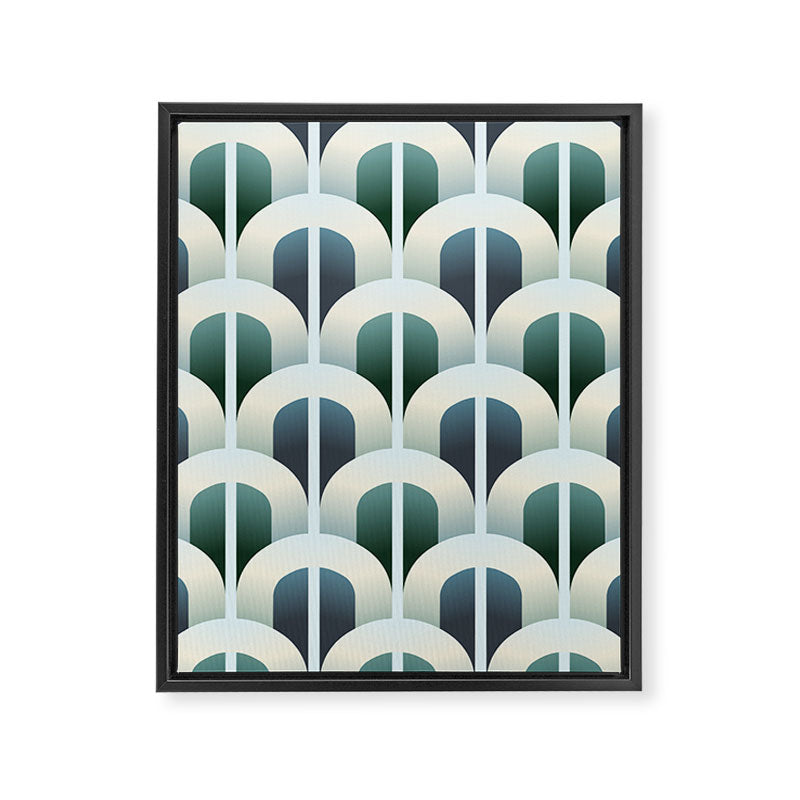 Blue gate Framed Canvas Print Gallery Image 8