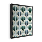 Blue gate Framed Canvas Print Gallery Image 2