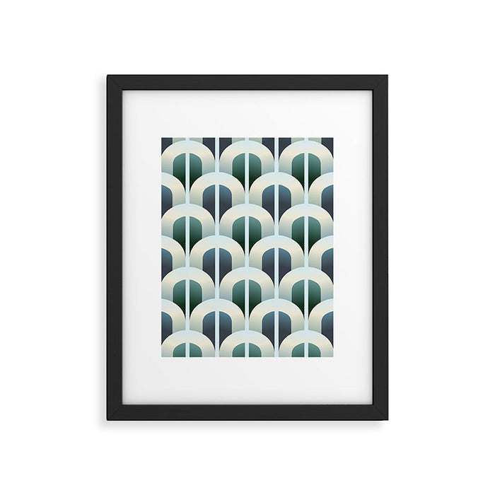 Blue gate Framed Art Print Gallery Image 1