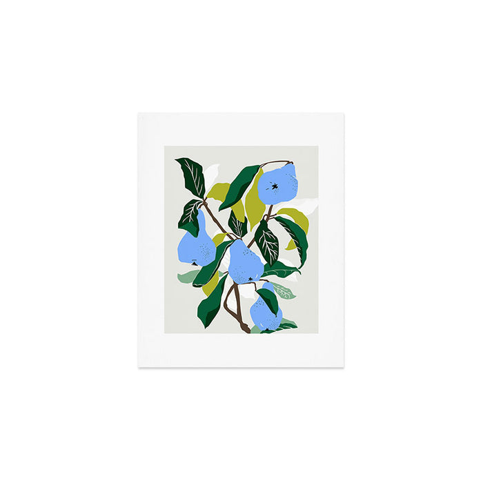 Blue Pears Art Print Gallery Image 1