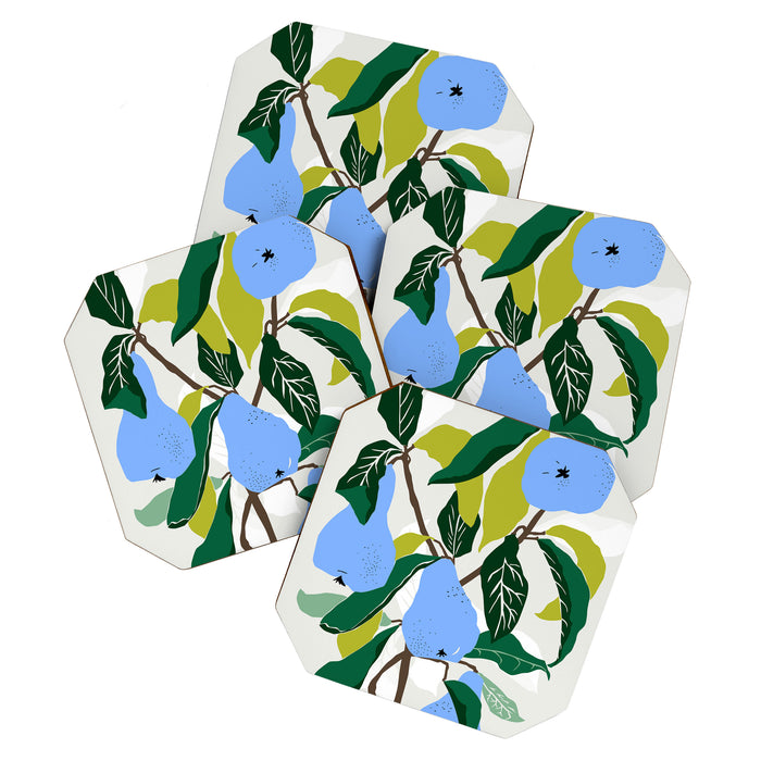 Blue Pears Coaster Gallery Image 1