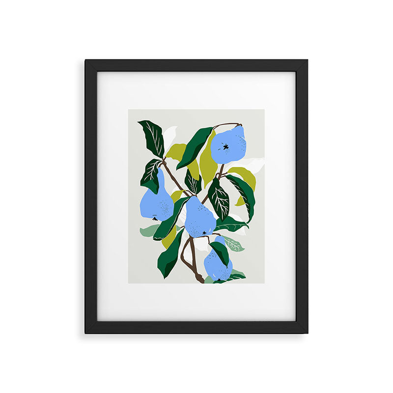 Blue Pears Framed Art Print Gallery Image 5