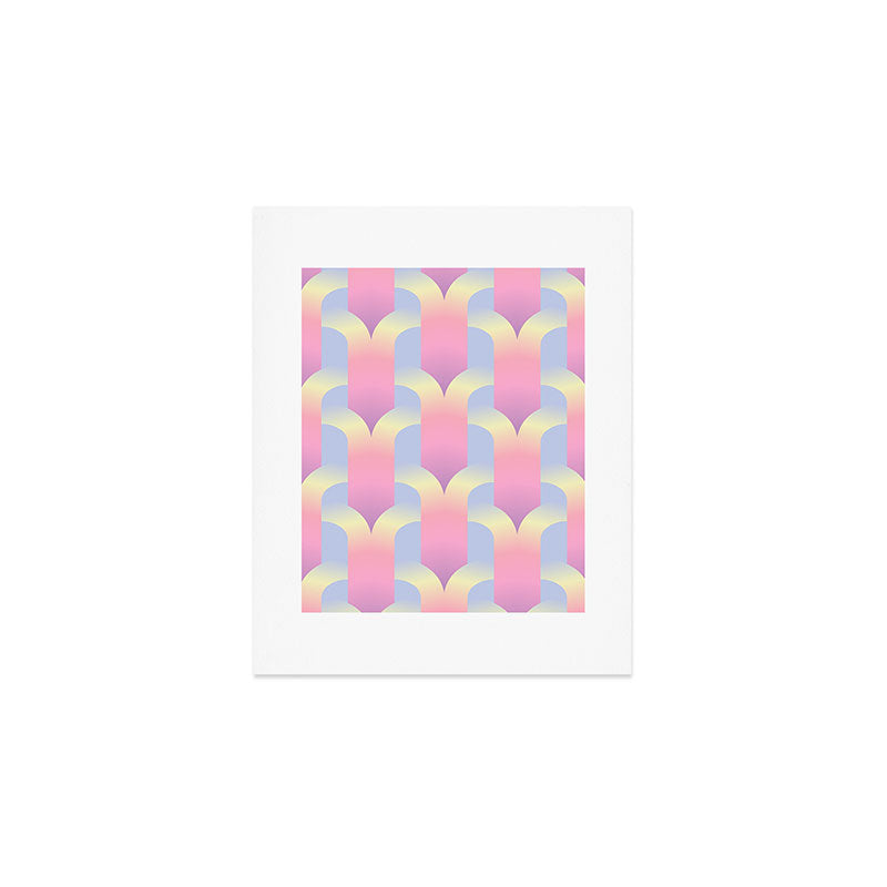 Blurred holographic gate Art Print Gallery Image 1