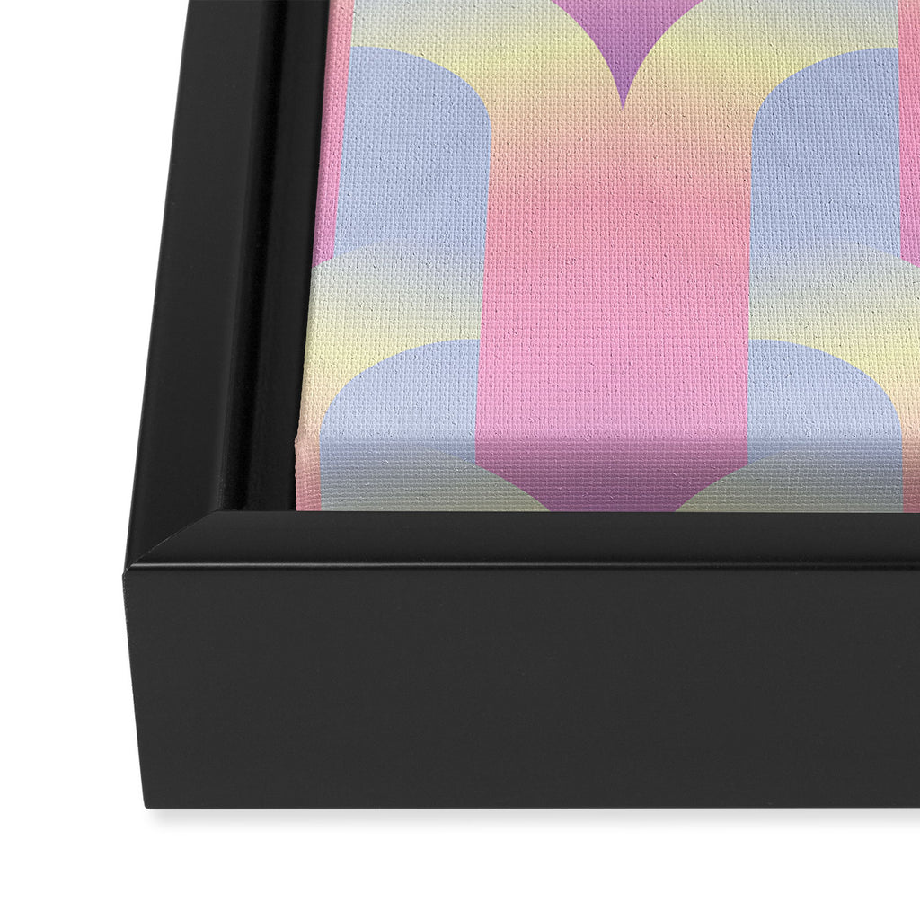 Blurred holographic gate Framed Canvas Print Gallery Image 3