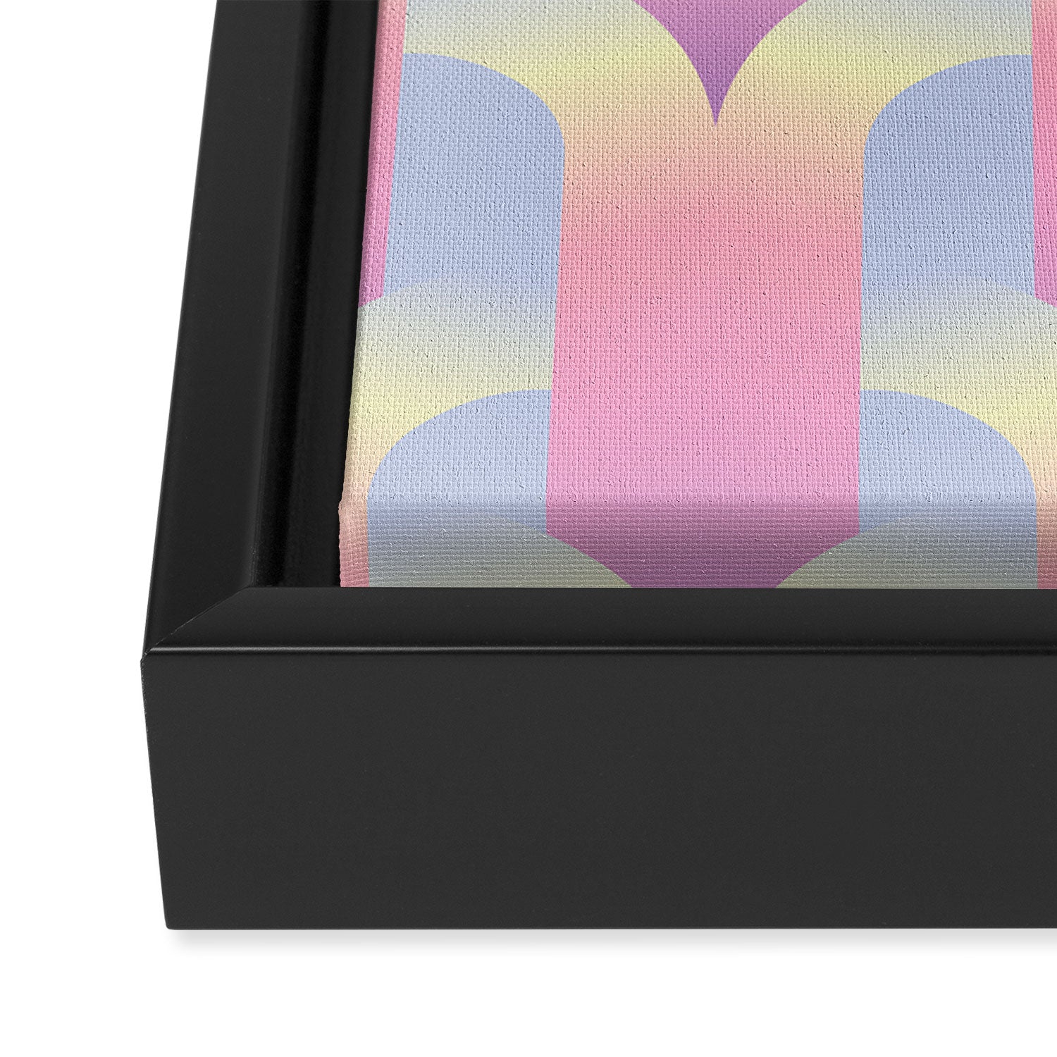 Blurred holographic gate Framed Canvas Print Gallery Image 3