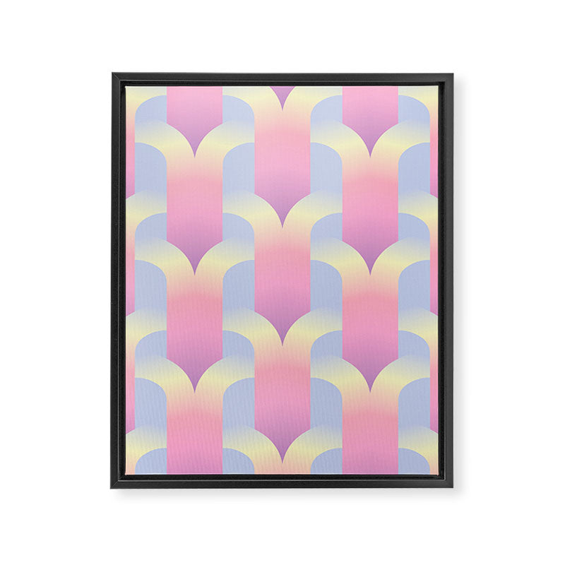 Blurred holographic gate Framed Canvas Print Gallery Image 6