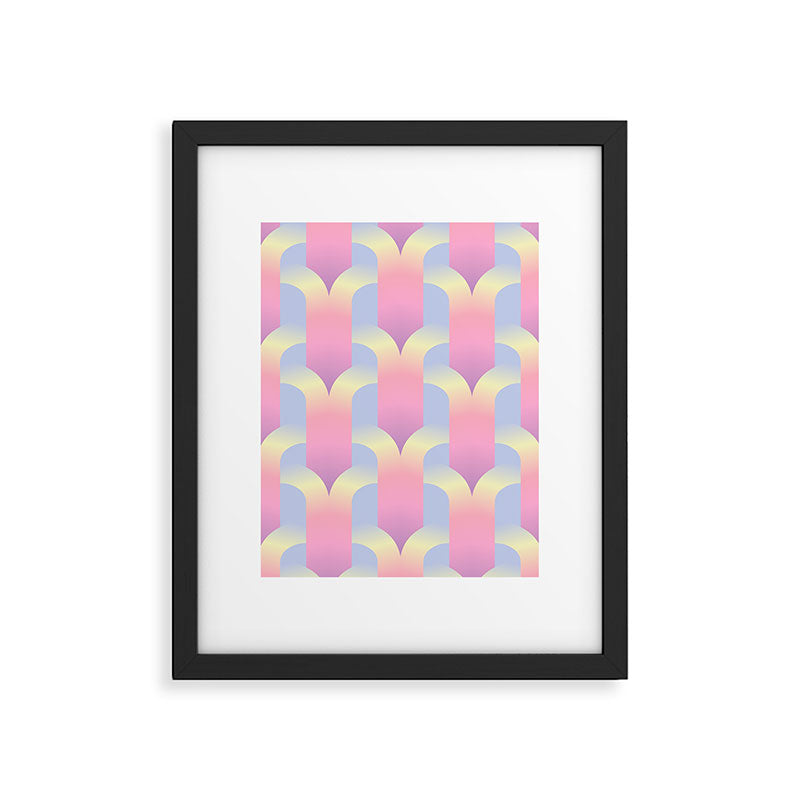 Blurred holographic gate Framed Art Print Gallery Image 5