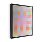 Blurred Plaid Framed Canvas Print Gallery Image 2