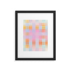 Blurred Plaid Framed Art Print Gallery Image 6