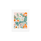 Botanical dopamine flowers Art Print Gallery Image 1