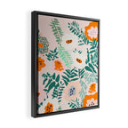 Botanical dopamine flowers Framed Canvas Print Gallery Image 2