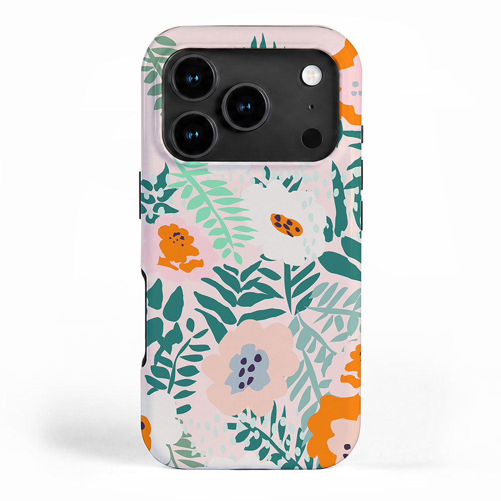 Botanical dopamine flowers iPhone Case Gallery Image 1