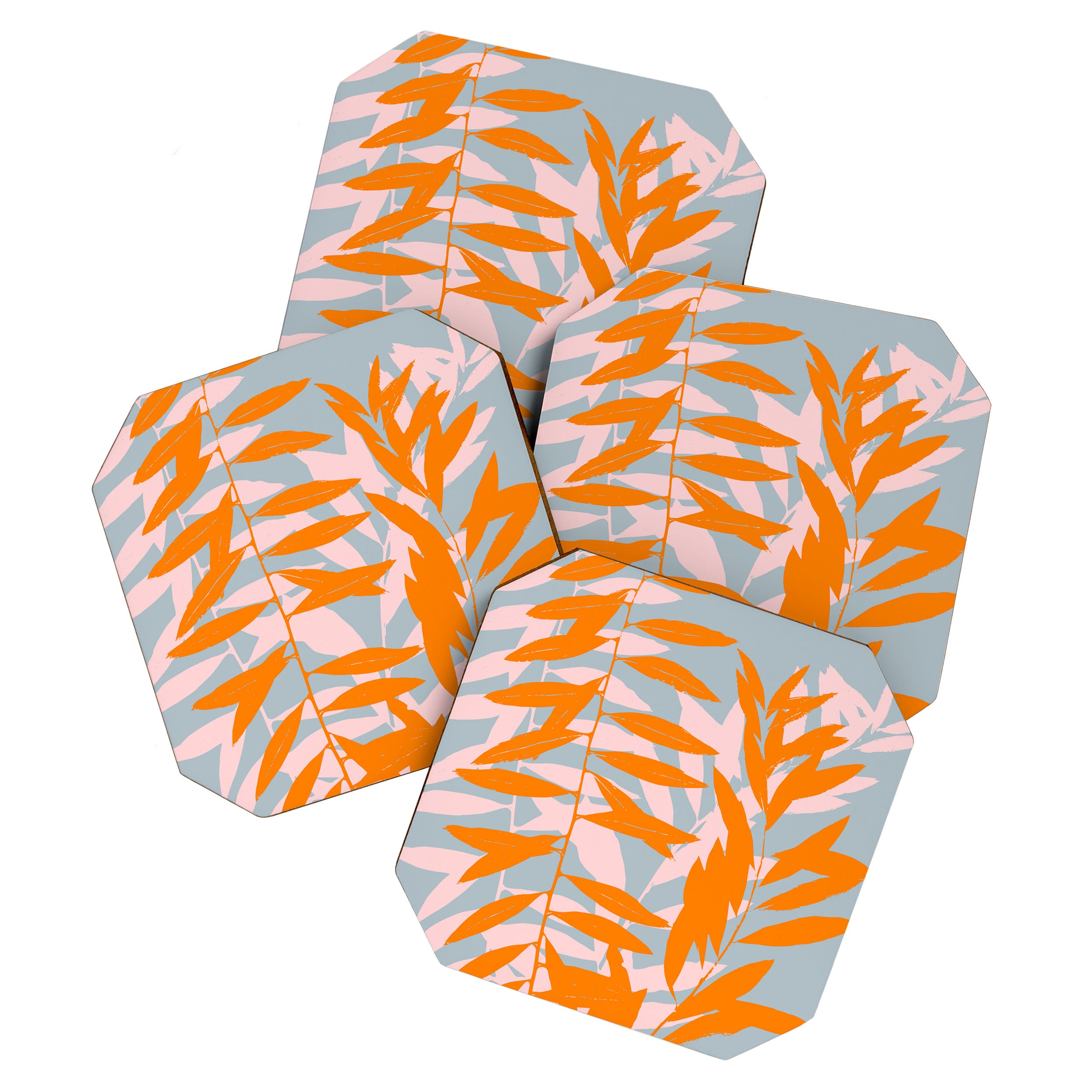 Botanical dopamine twigs Coaster Gallery Image 1