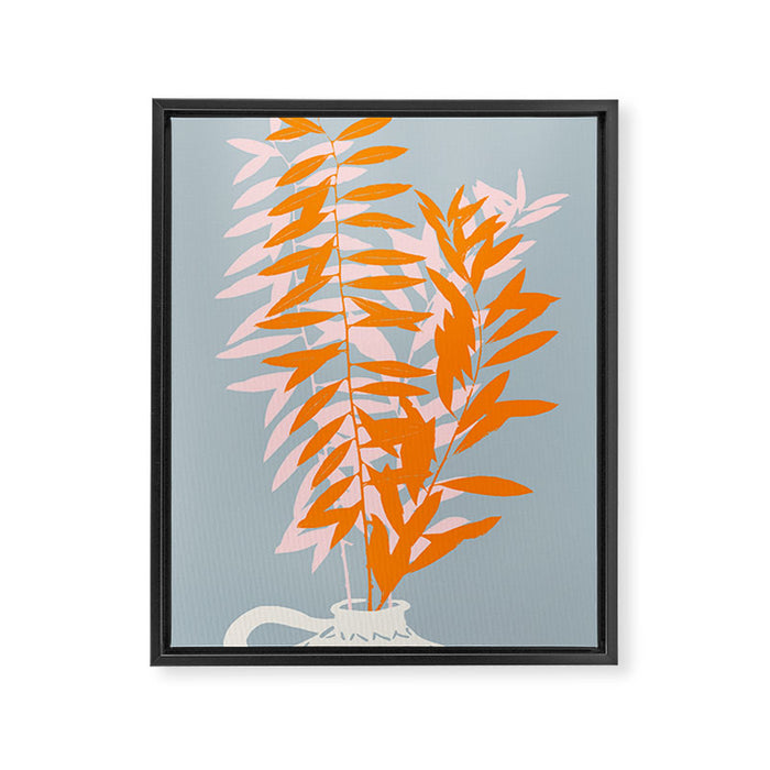Botanical dopamine twigs Framed Canvas Print Gallery Image 1