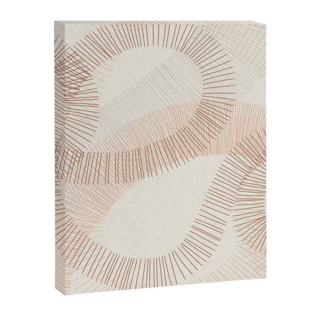 calming essentials Curved Lines  sand Canvas Print Gallery Image 6