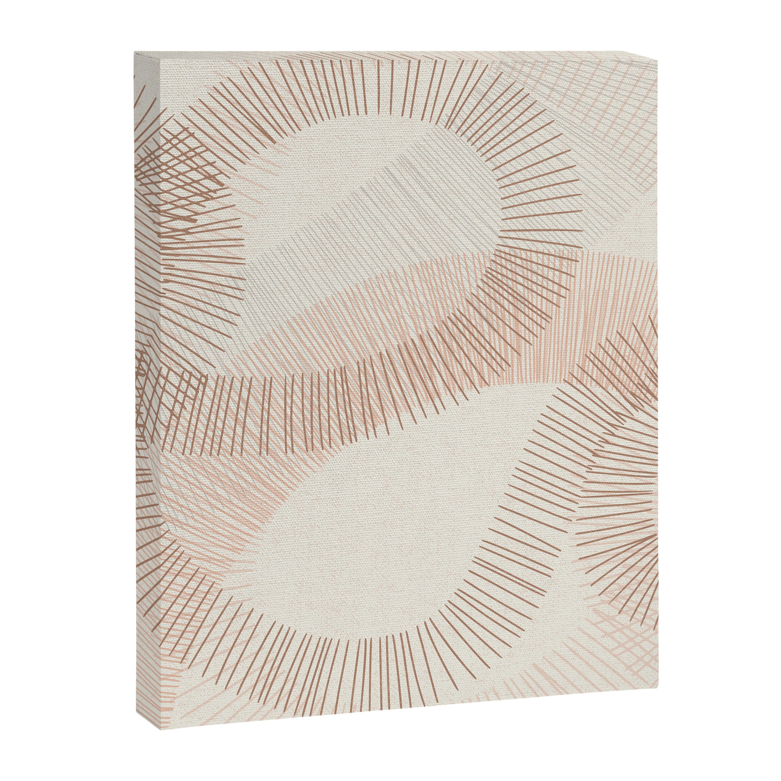 calming essentials Curved Lines  sand Canvas Print Gallery Image 6