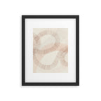 calming essentials Curved Lines  sand Framed Art Print Gallery Image 5