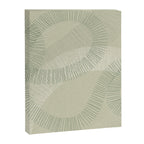 calming essentials Curved Lines soft sage Canvas Print Gallery Image 6