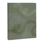 calming essentials loops sage green Canvas Print Gallery Image 6