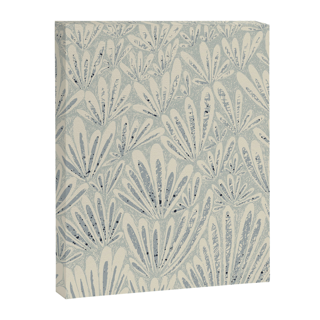calming essentials meadow chalky blue Canvas Print Gallery Image 6