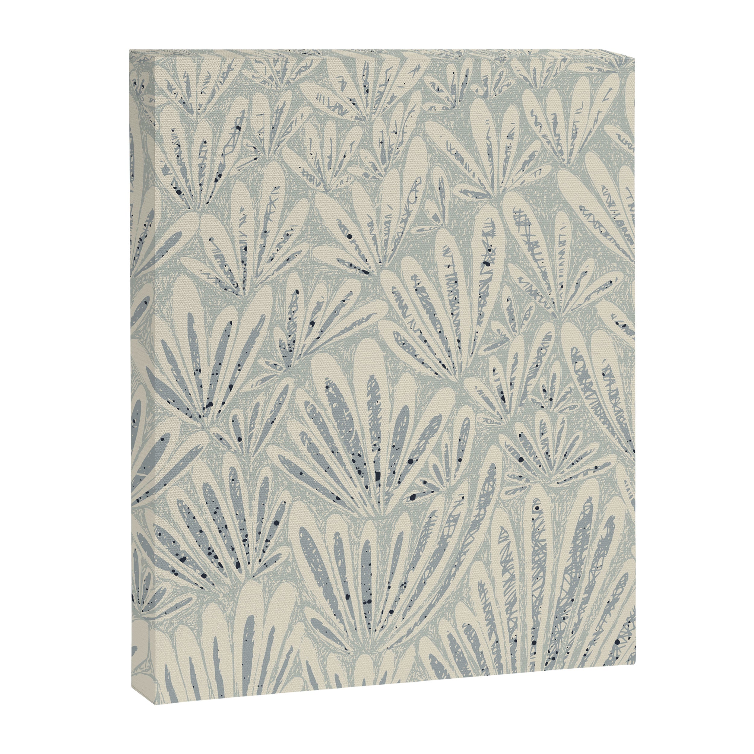 calming essentials meadow chalky blue Canvas Print Gallery Image 6