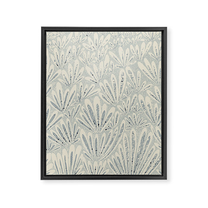 calming essentials meadow chalky blue Framed Canvas Print Gallery Image 1
