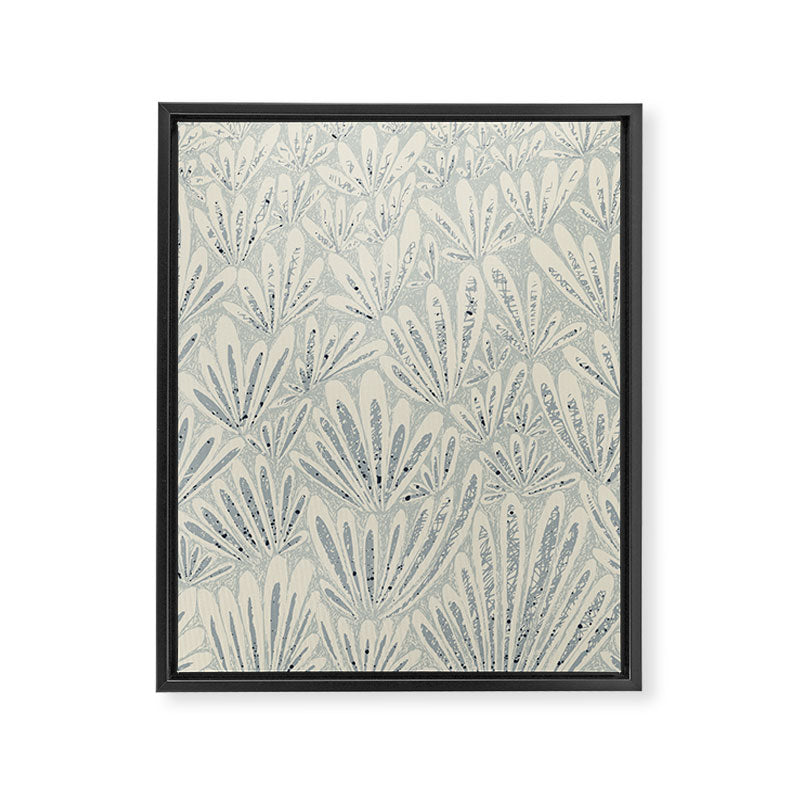 calming essentials meadow chalky blue Framed Canvas Print Gallery Image 6