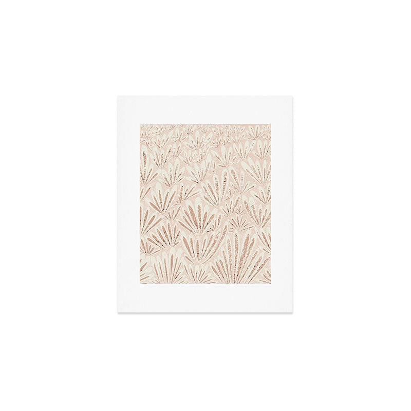 calming essentials meadow chalky rose Art Print Gallery Image 1