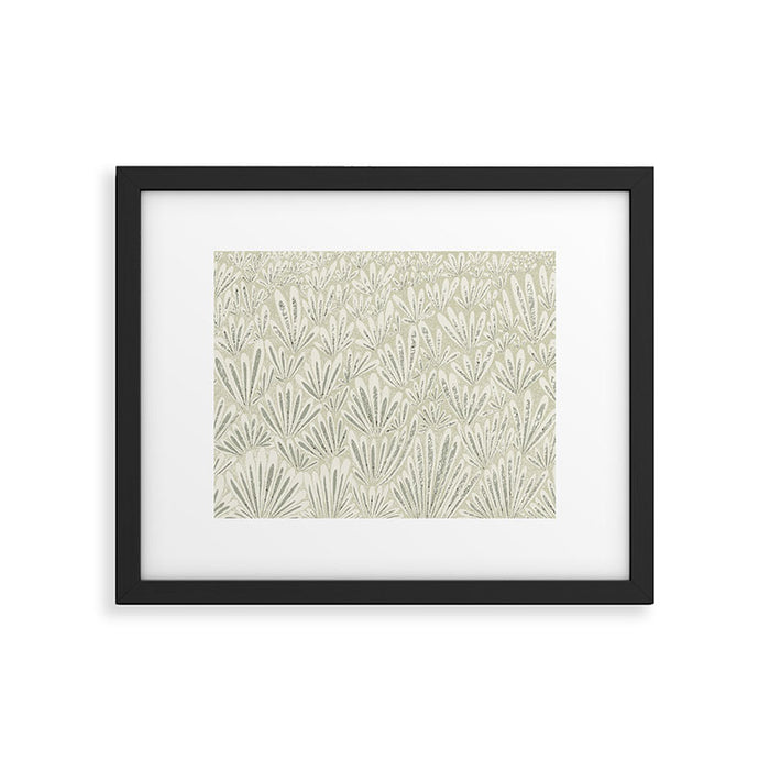 calming essentials meadow chalky sage Framed Art Print Gallery Image 1